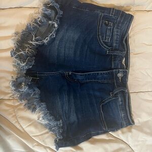 Women's Blue Denim Shorts